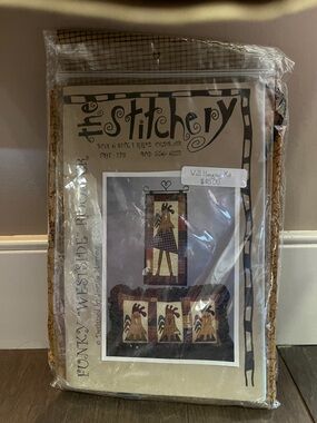The Stitchery Wall Hanging Kit - Rooster Patchwork Artwork